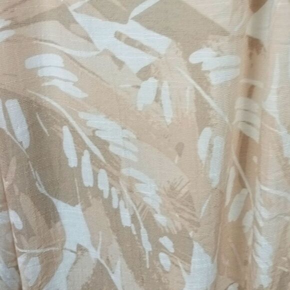 I.N. Studio Womens Tropical Cream Tan Wide Leg Pants sz1x - Picture 4 of 11